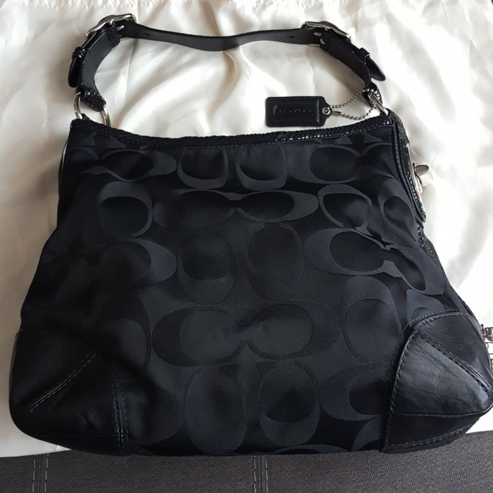 Coach Black Hobo